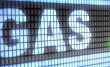 Marcas de gás que marcam